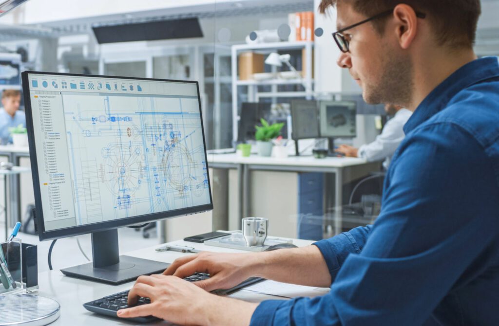 Je programmeert vervolgens besturingsprocessen met besturingssoftware van PLC- en SCADA-systemen.